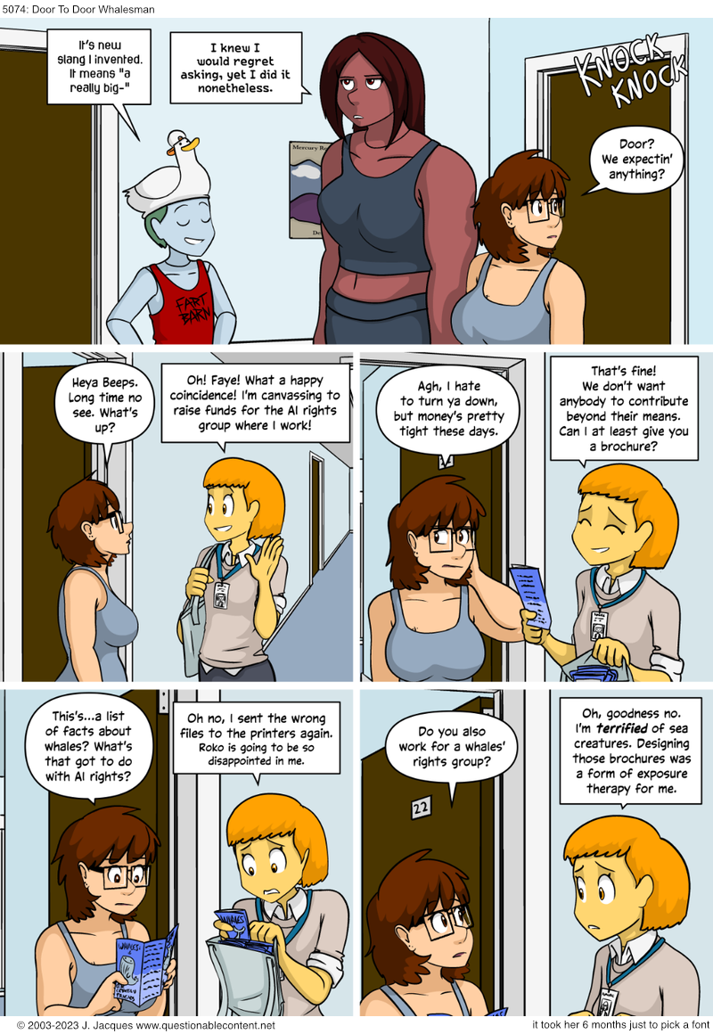 Questionable Content 22.6.2023