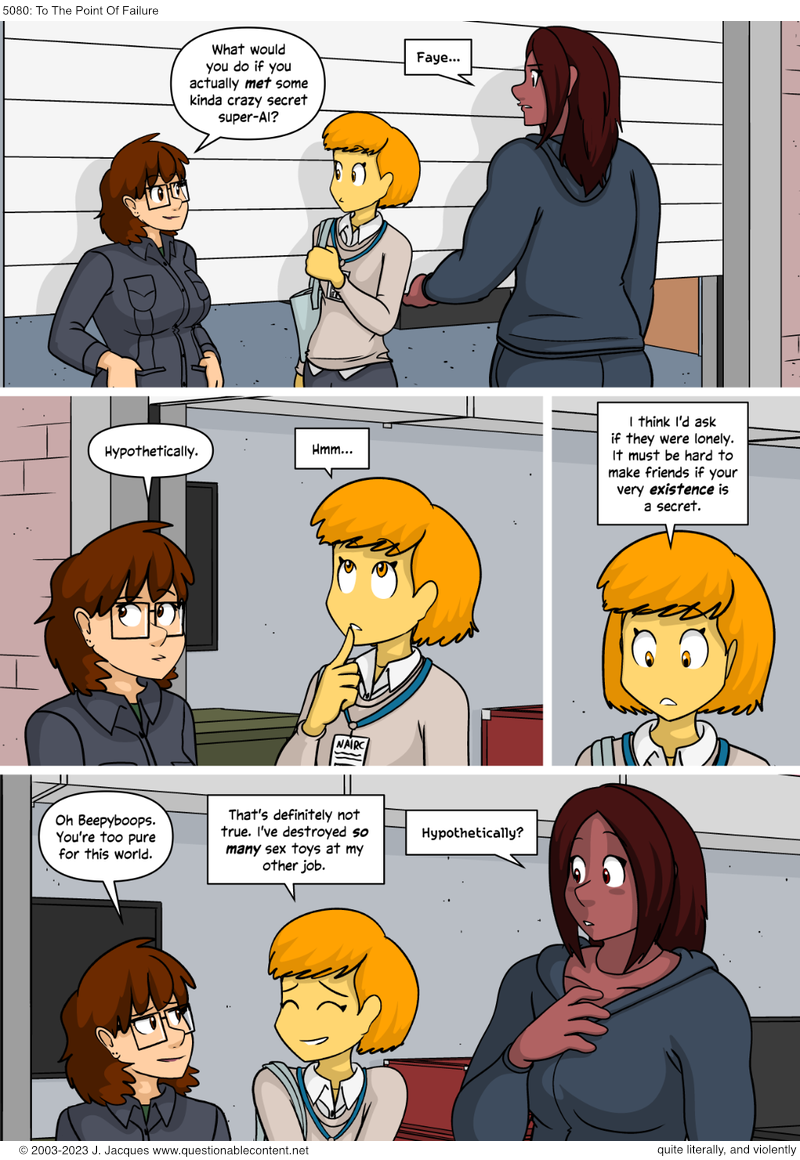 Questionable Content 30.6.2023