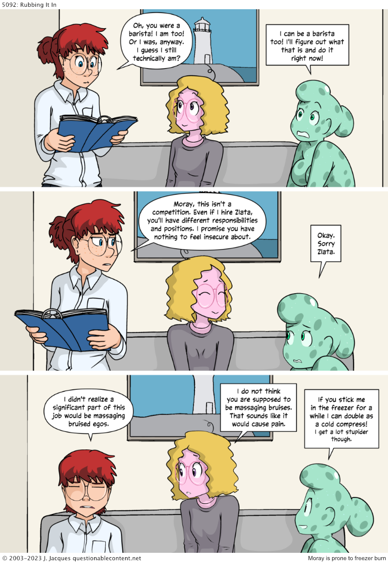 Questionable Content 17.7.2023