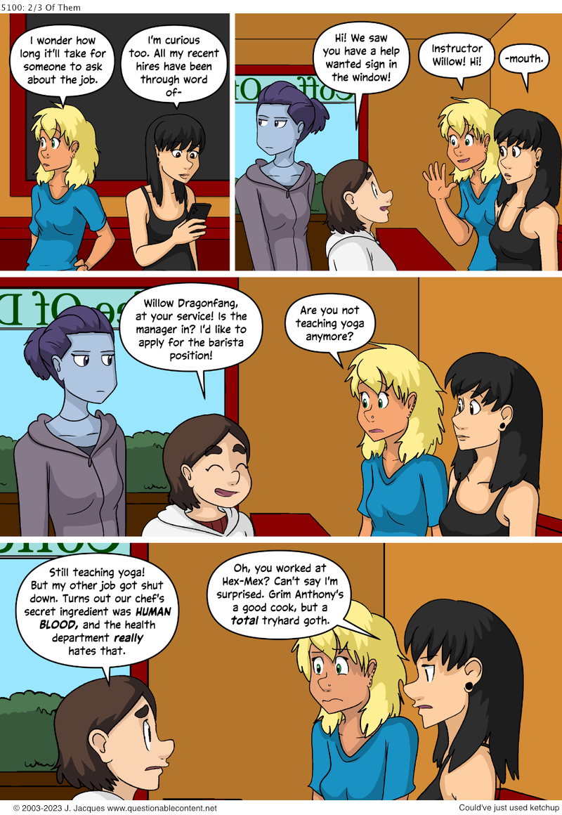 Questionable Content 28.7.2023