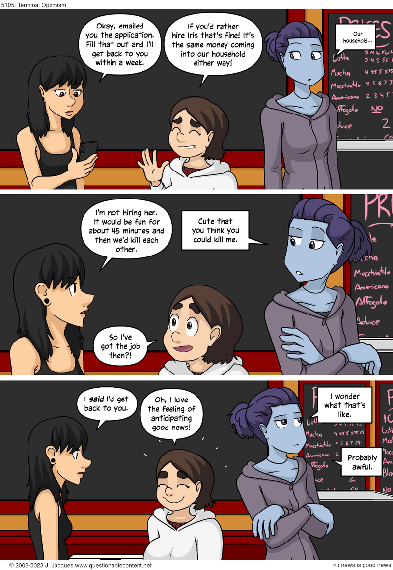 Questionable Content 4.8.2023