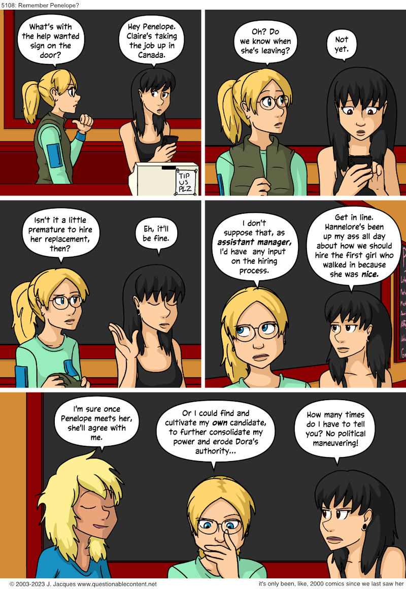 Questionable Content 9.8.2023