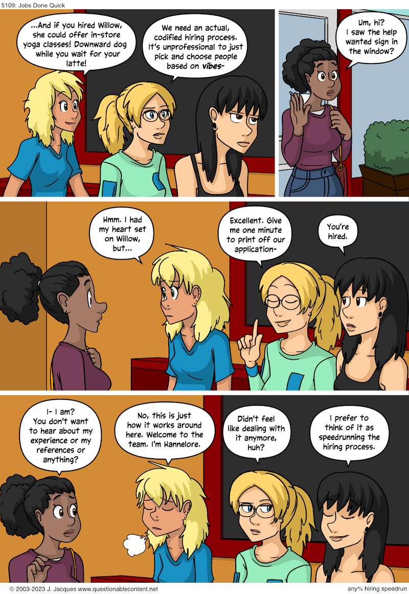 Questionable Content 10.8.2023