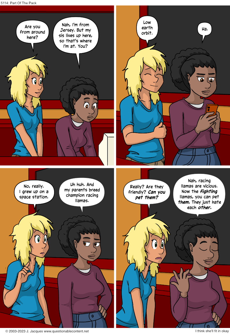 Questionable Content 17.8.2023