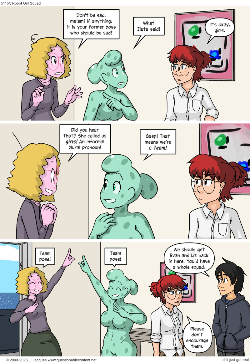 Questionable Content 18.8.2023