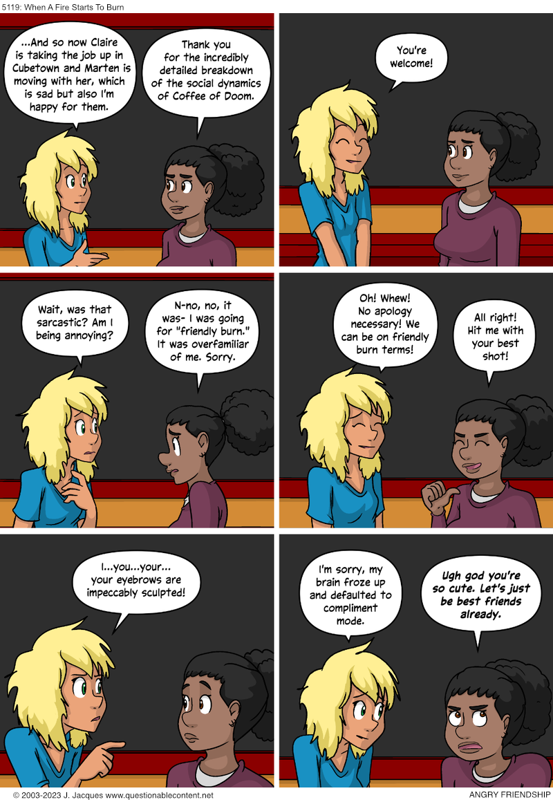 Questionable Content 24.8.2023