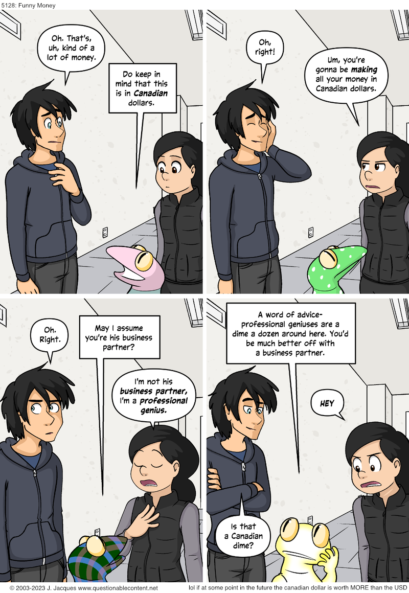 Questionable Content 6.9.2023