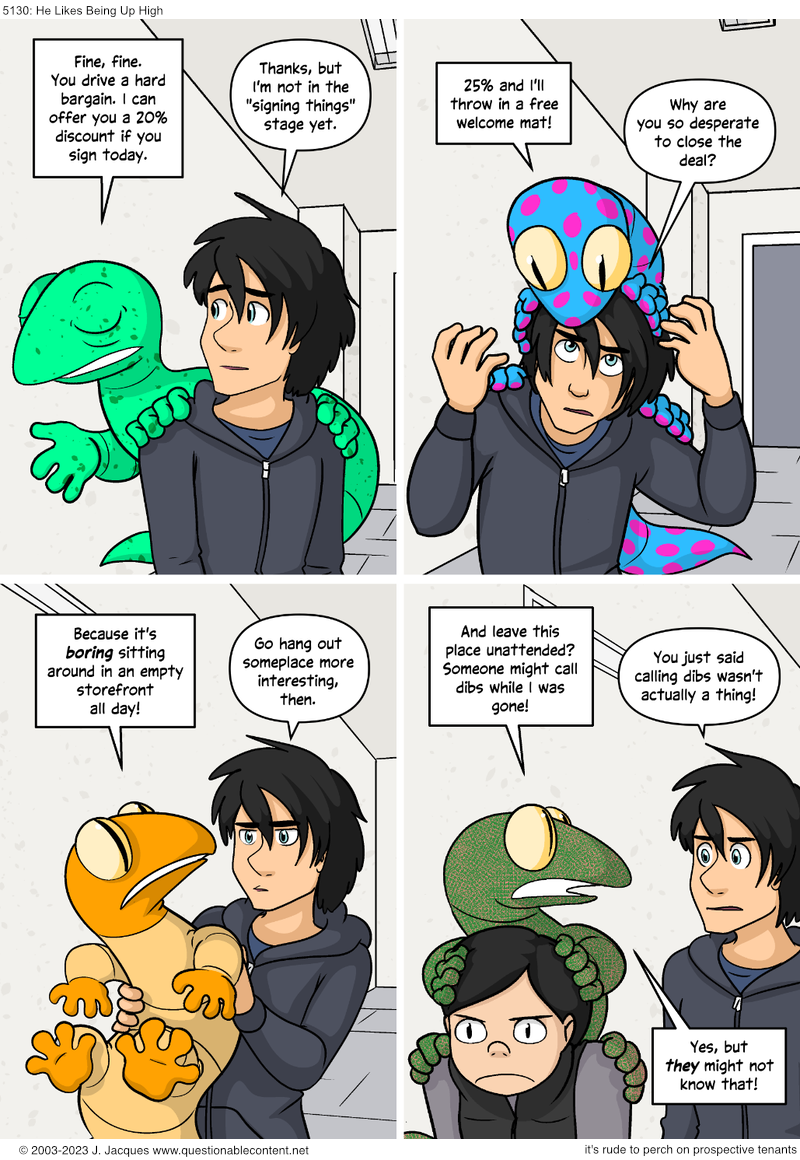 Questionable Content 8.9.2023