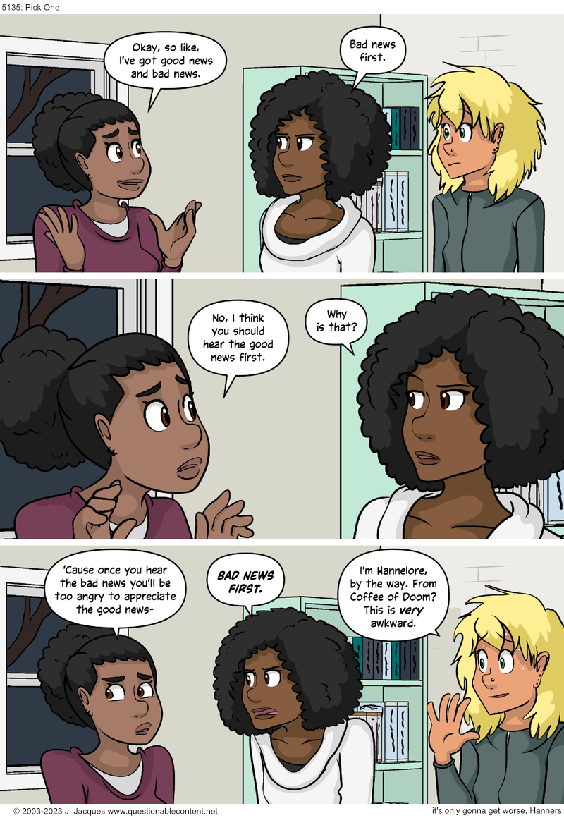 Questionable Content 15.9.2023