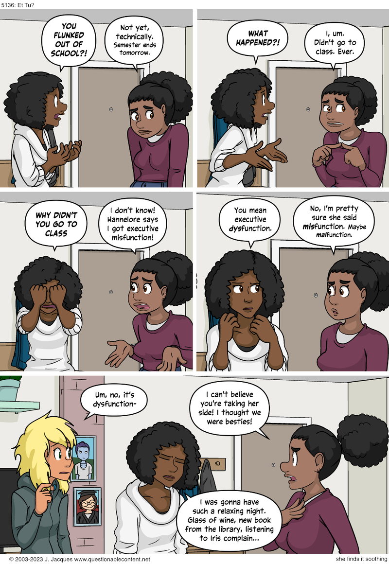 Questionable Content 18.9.2023