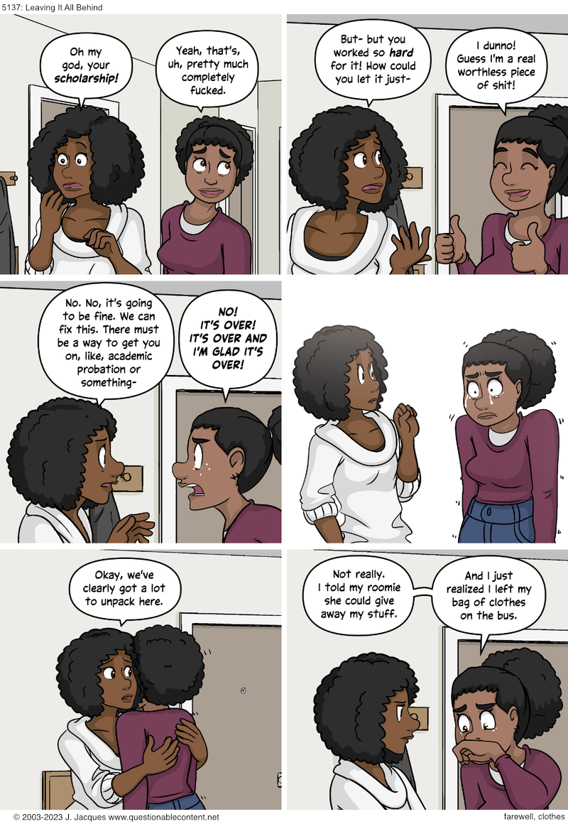 Questionable Content 19.9.2023