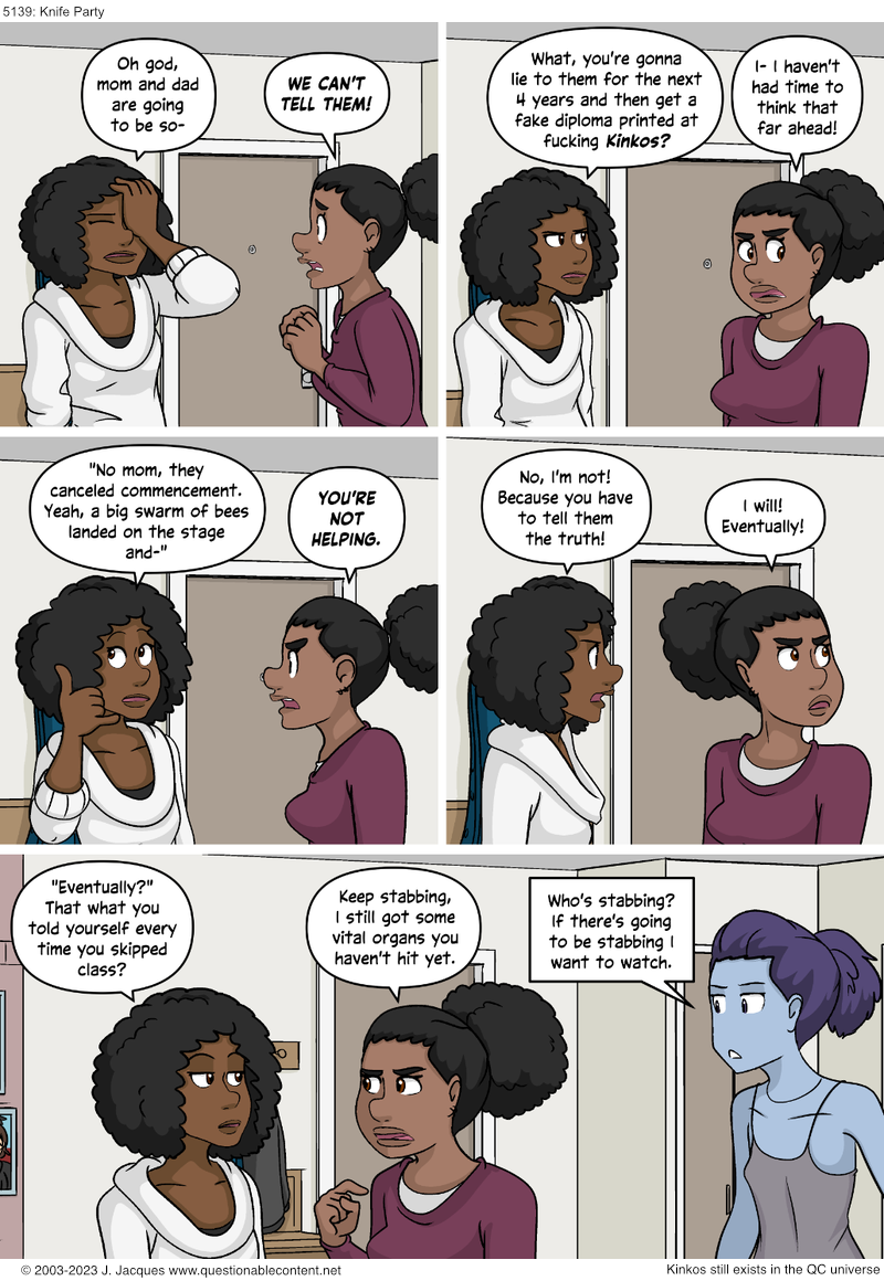 Questionable Content 21.9.2023