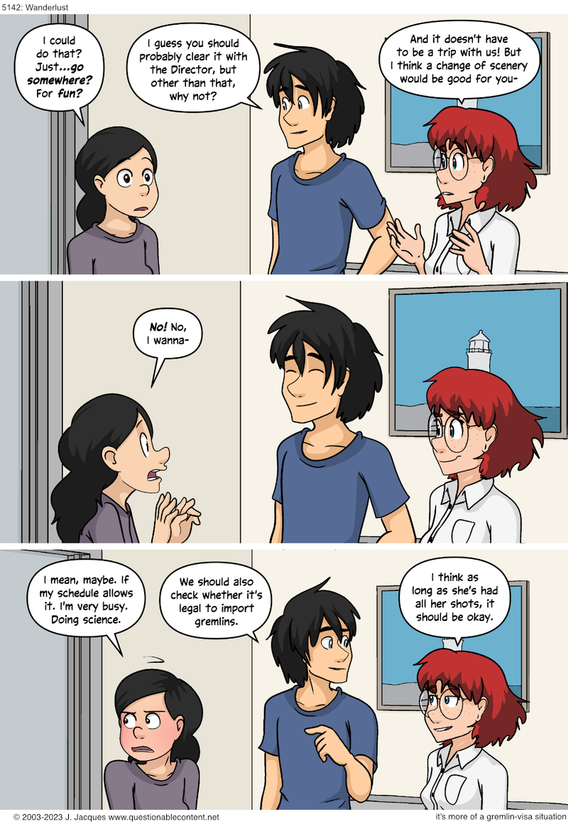 Questionable Content 26.9.2023