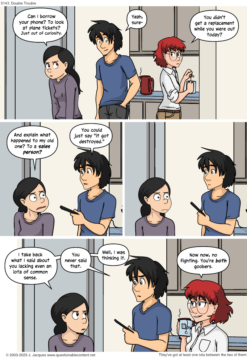 Questionable Content 27.9.2023