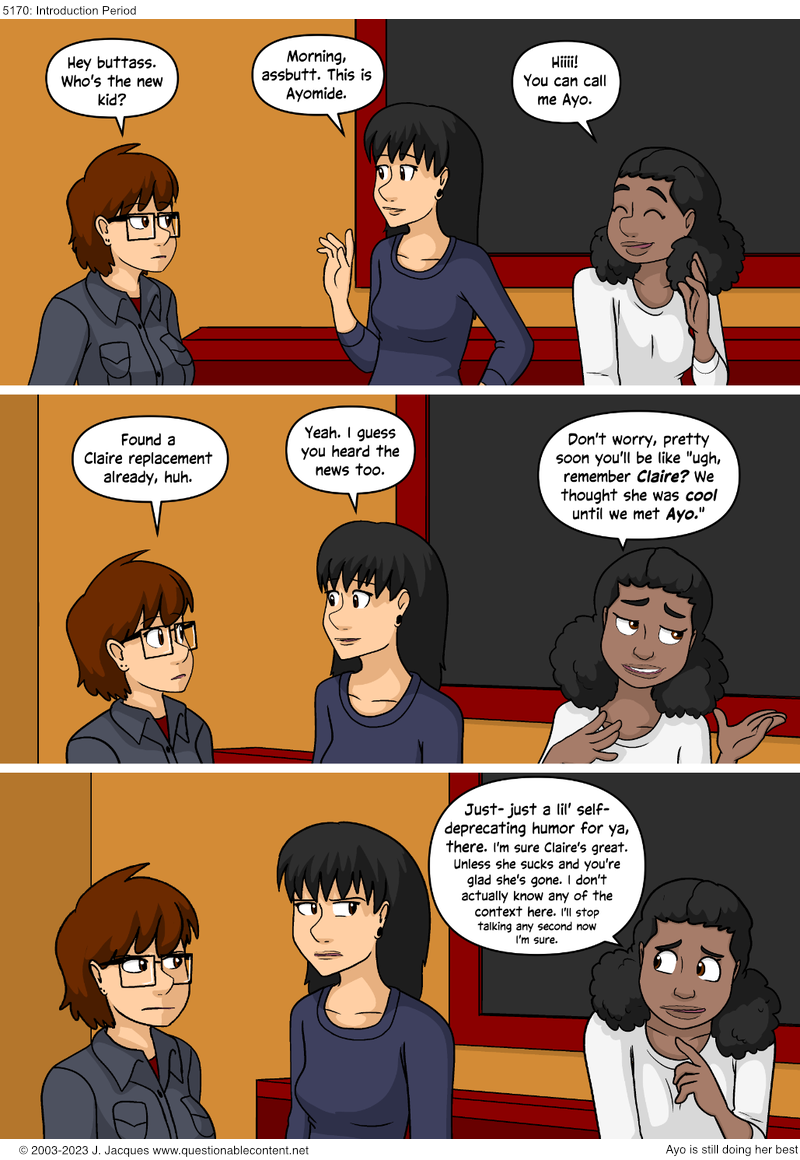 Questionable Content 3.11.2023