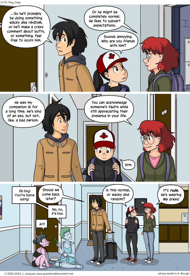 Questionable Content 16.11.2023