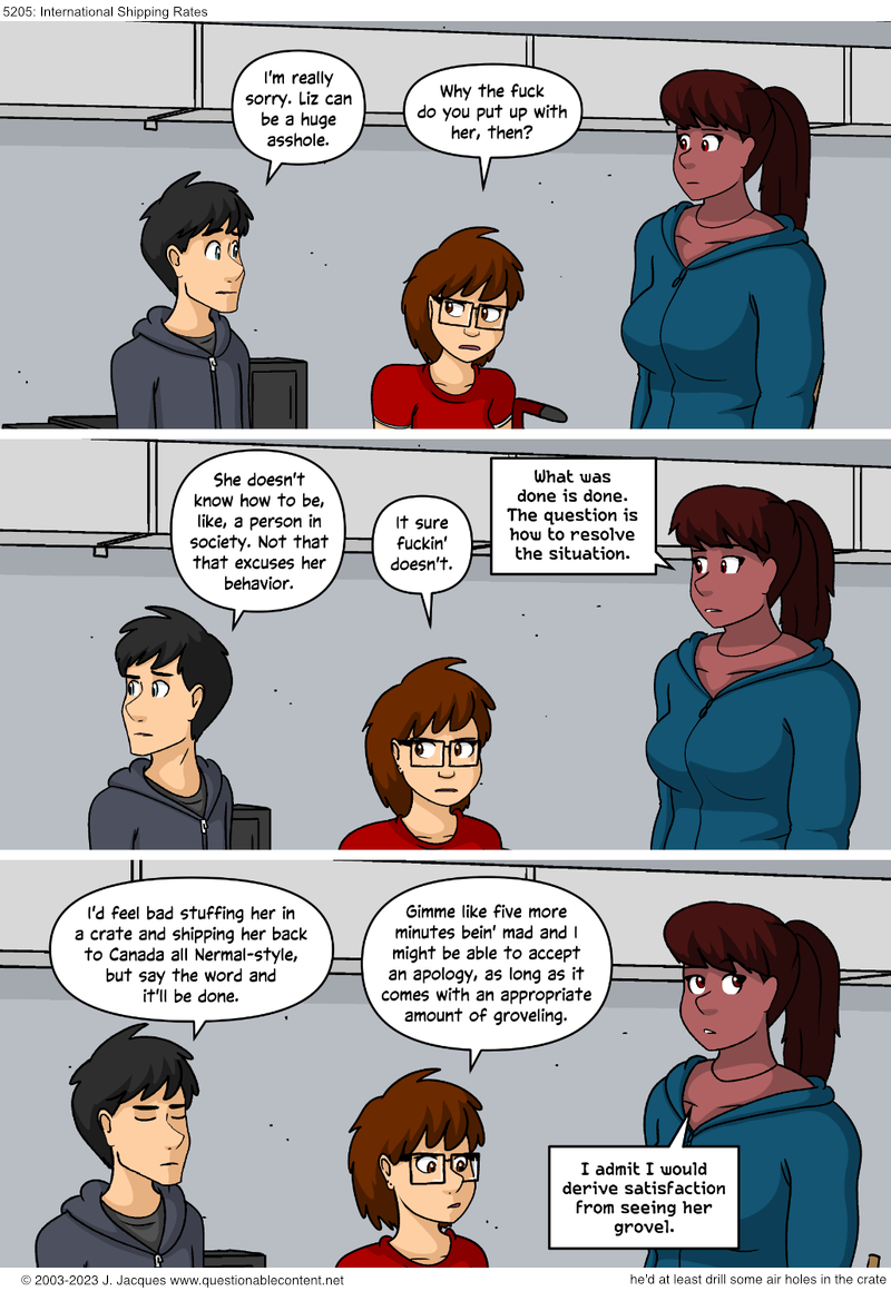 Questionable Content 22.12.2023