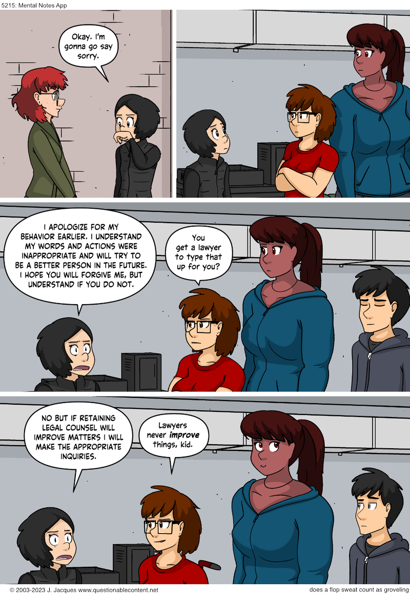 Questionable Content 5.1.2024