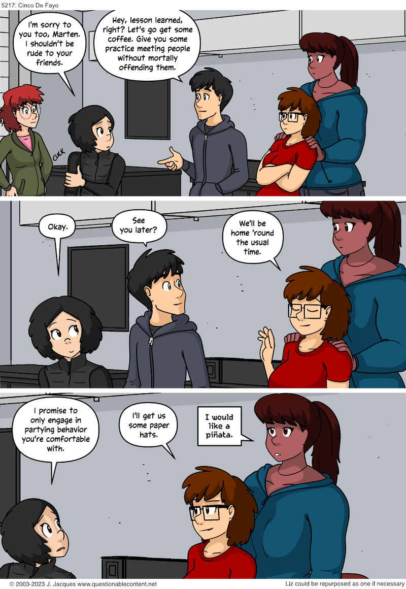 Questionable Content 9.1.2024