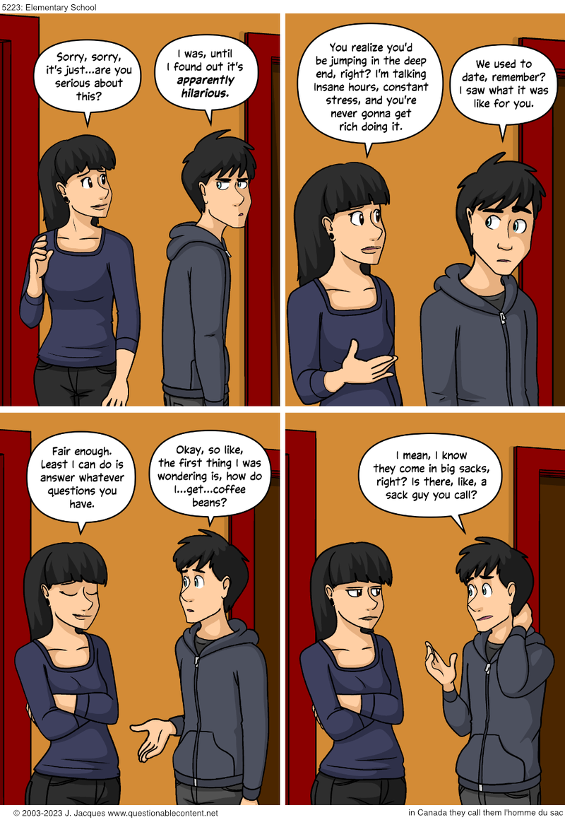 Questionable Content 17.1.2024