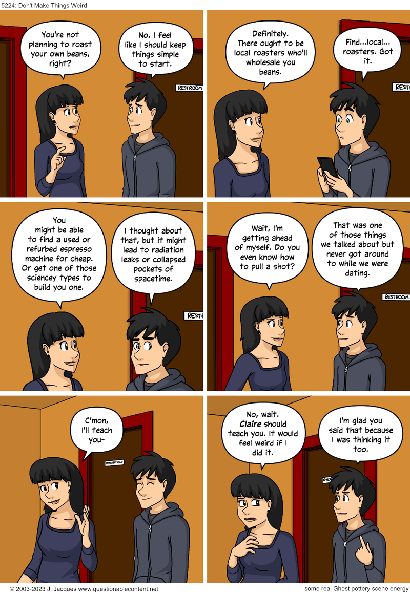 Questionable Content 18.1.2024