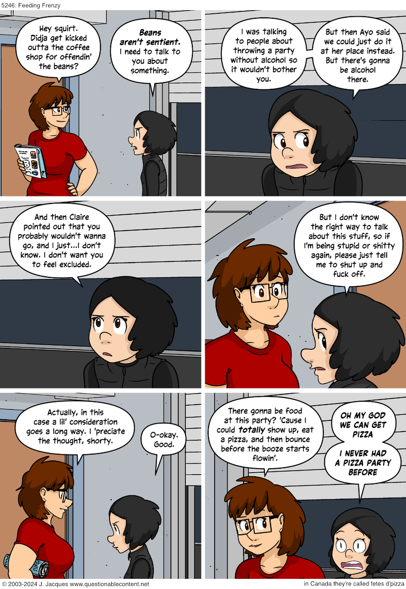 Questionable Content 19.2.2024