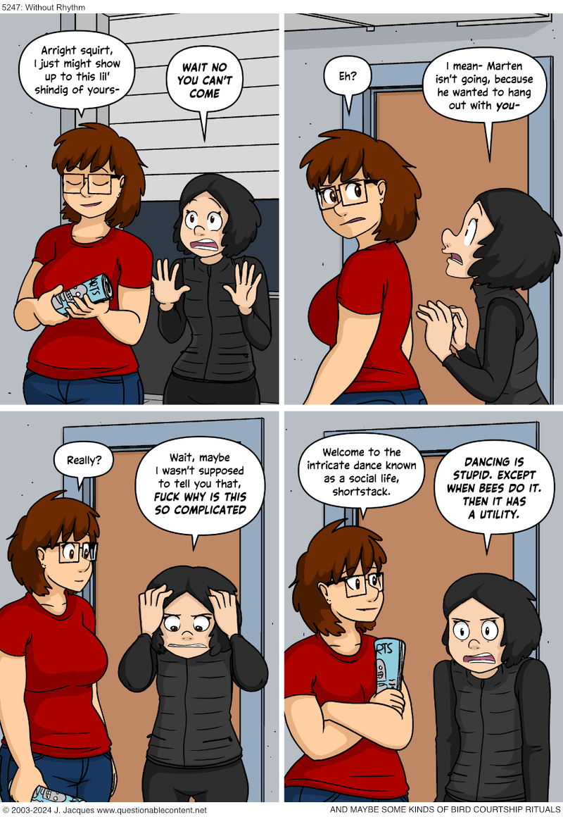 Questionable Content 20.2.2024