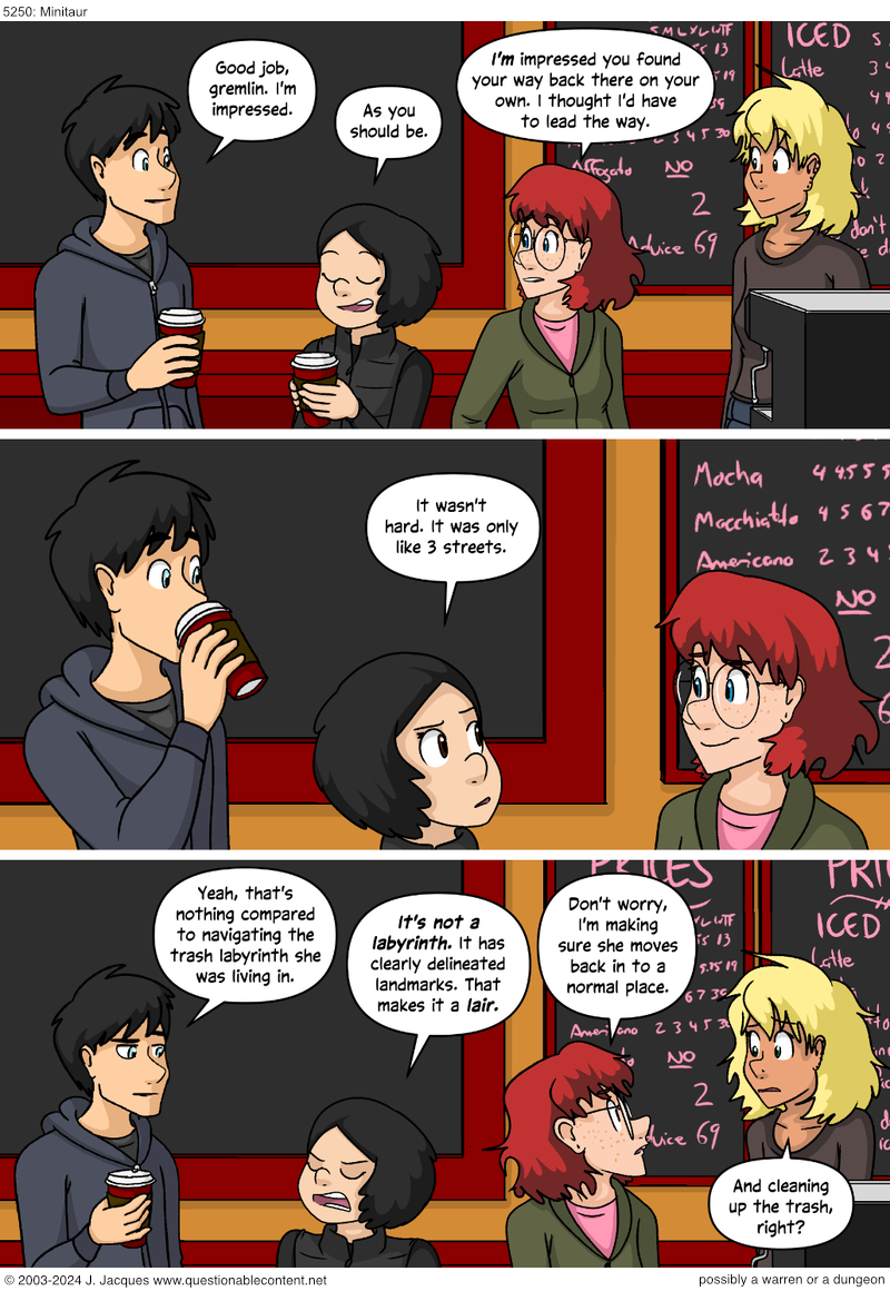 Questionable Content 23.2.2024