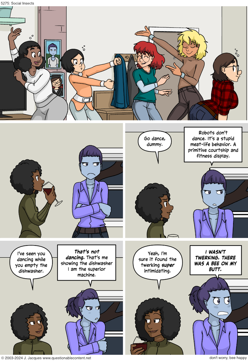 Questionable Content 29.3.2024