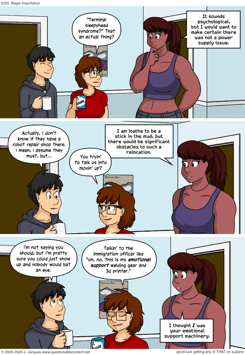 Questionable Content 12.4.2024