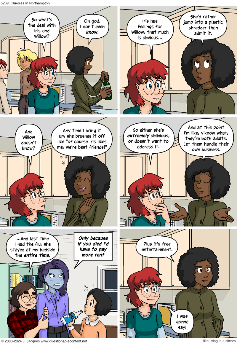 Questionable Content 18.4.2024