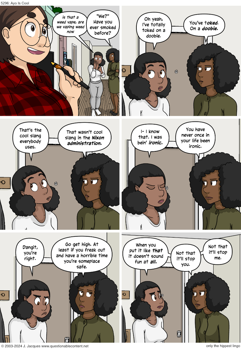 Questionable Content 29.4.2024