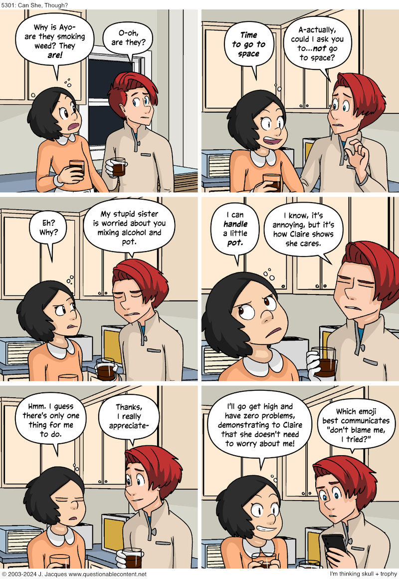 Questionable Content 6.5.2024