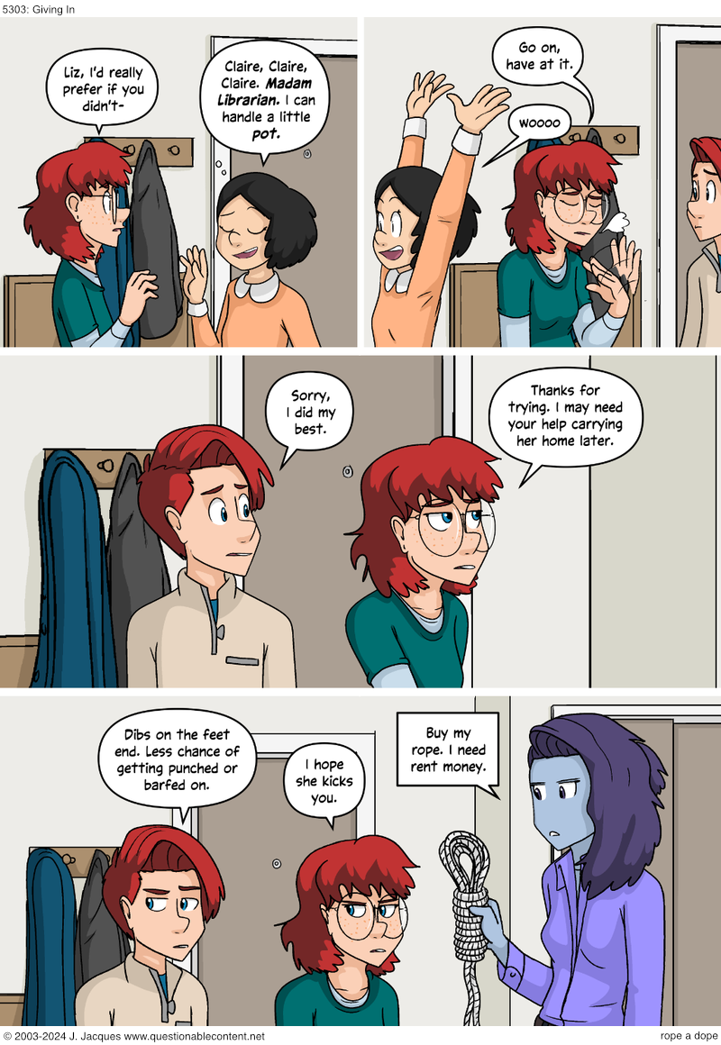 Questionable Content 8.5.2024