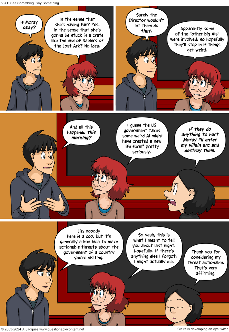 Questionable Content 30.6.2024