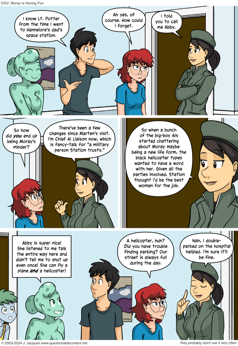 Questionable Content 16.7.2024