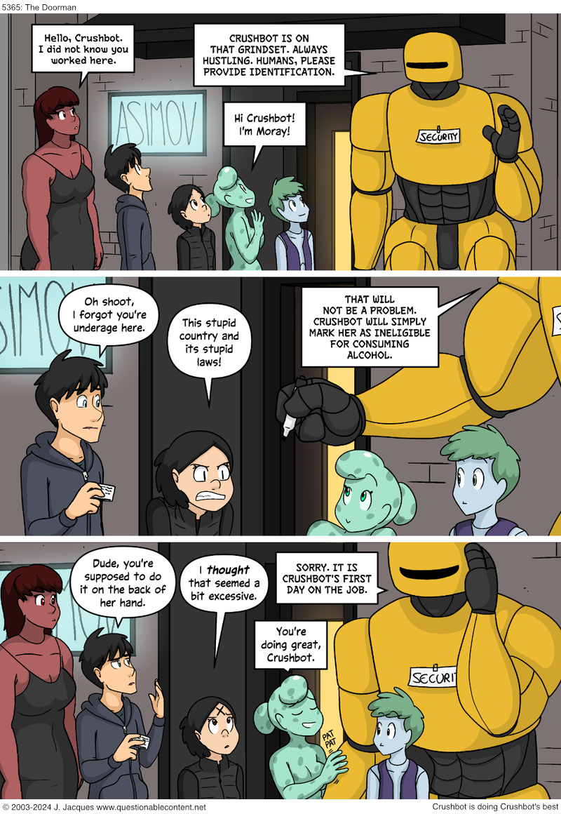 Questionable Content 2.8.2024