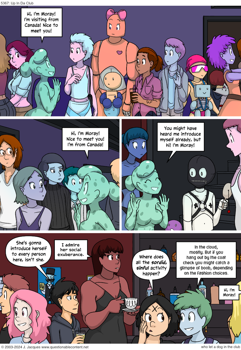 Questionable Content 6.8.2024