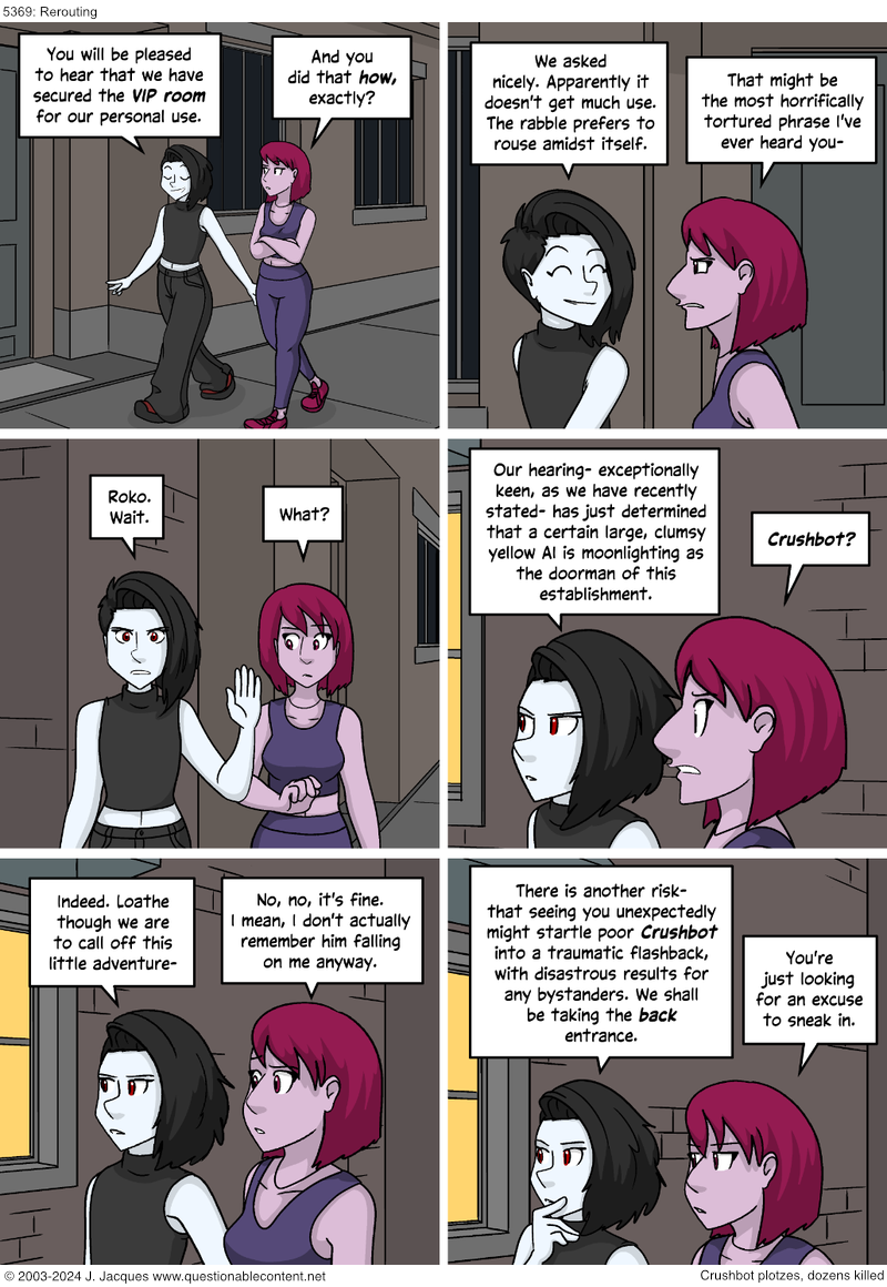 Questionable Content 8.8.2024