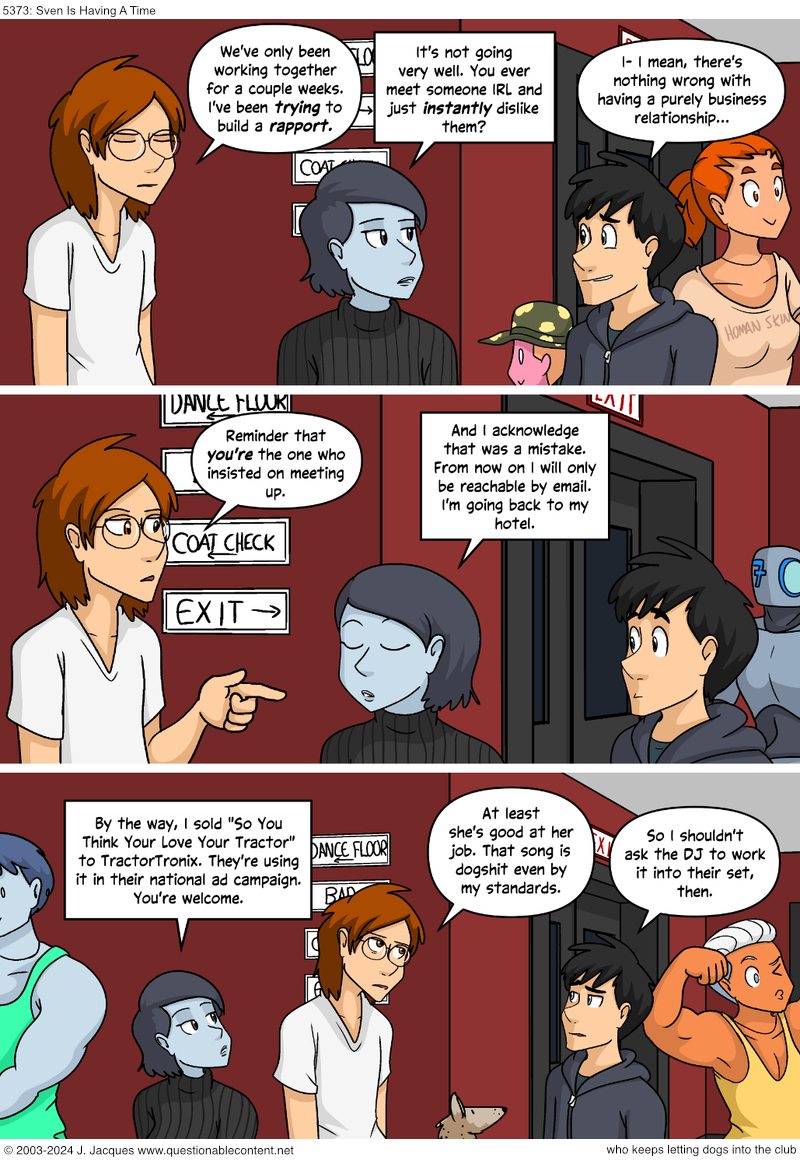 Questionable Content 14.8.2024