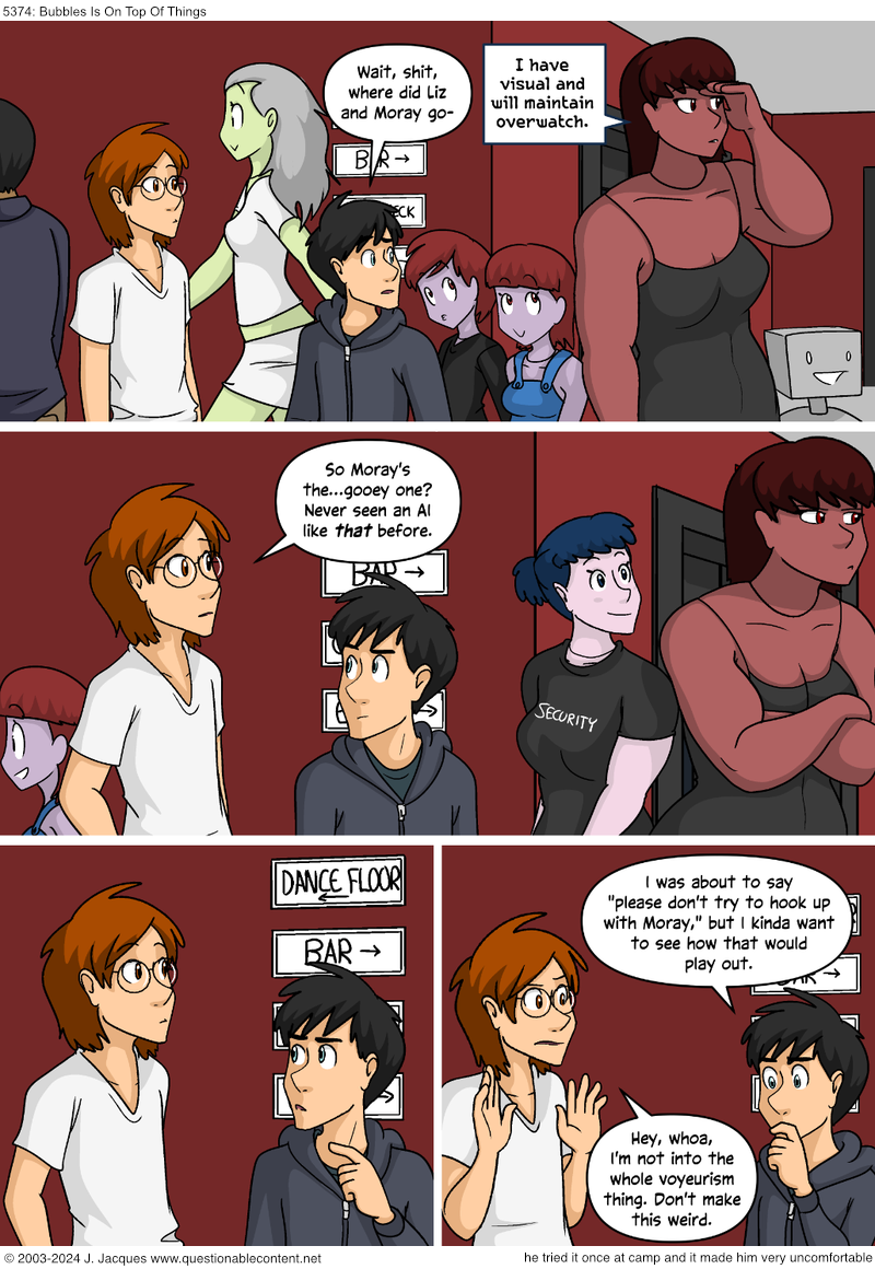 Questionable Content 15.8.2024