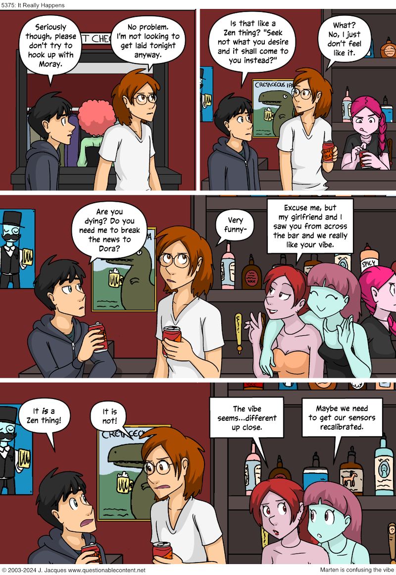 Questionable Content 16.8.2024