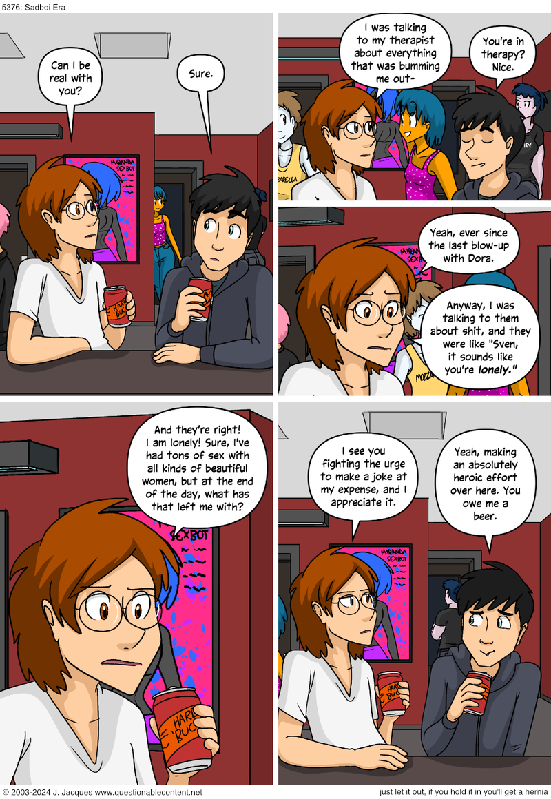 Questionable Content 19.8.2024