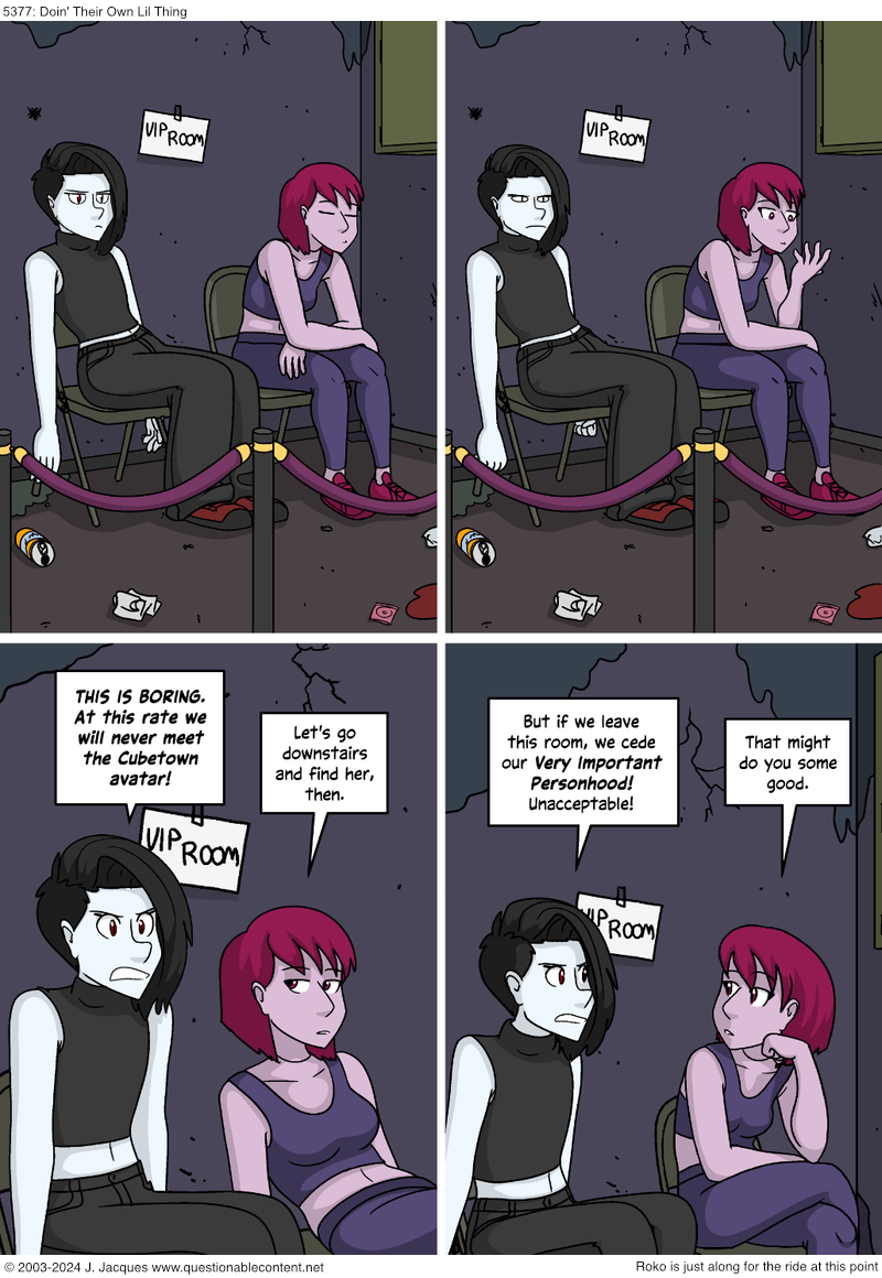 Questionable Content 20.8.2024