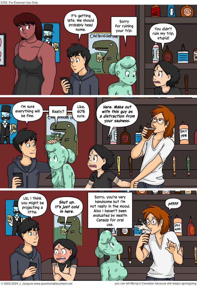 Questionable Content 10.9.2024