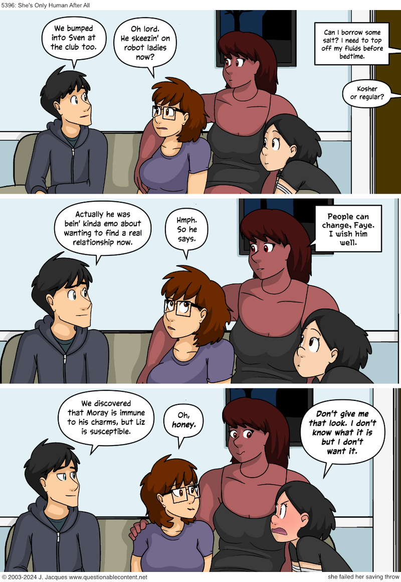 Questionable Content 16.9.2024