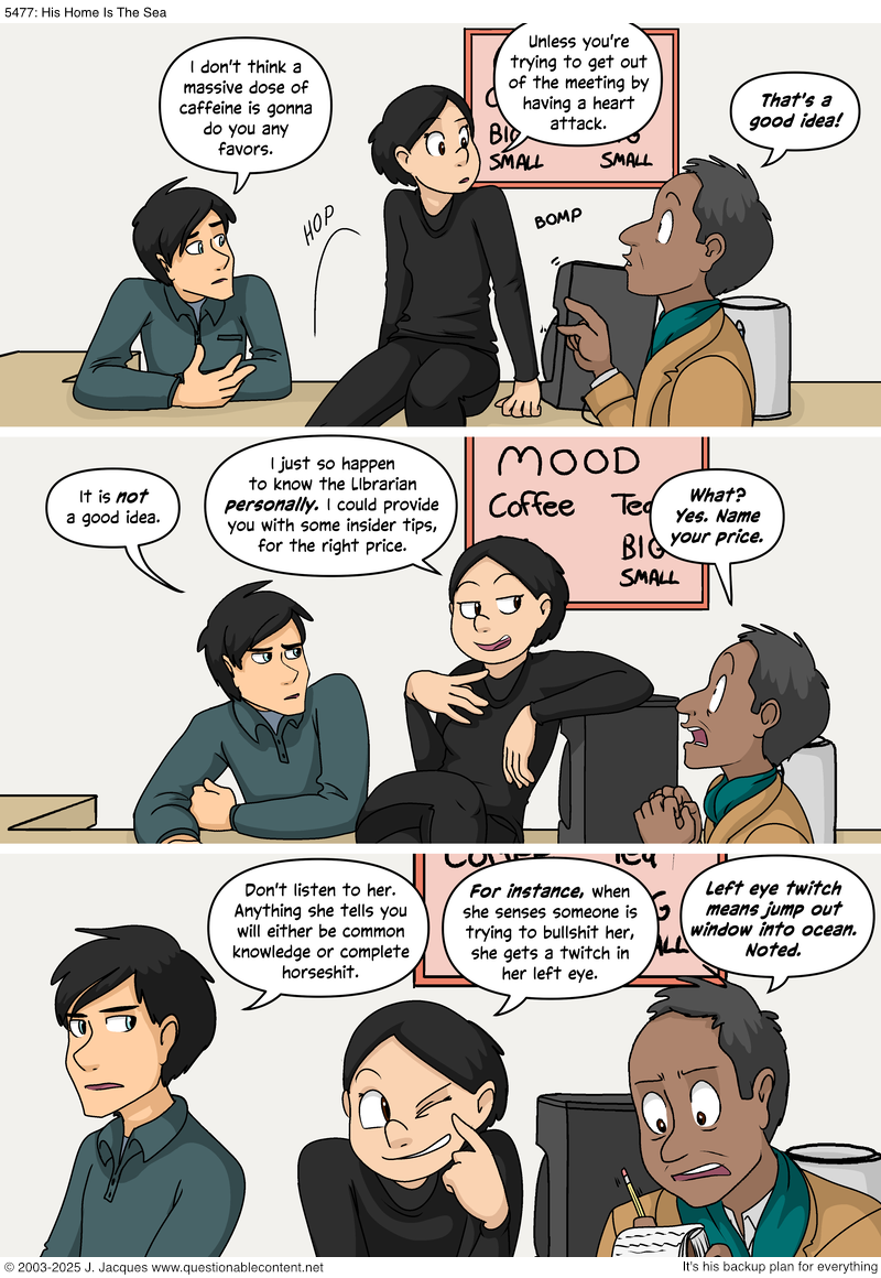 Questionable Content 6.1.2025