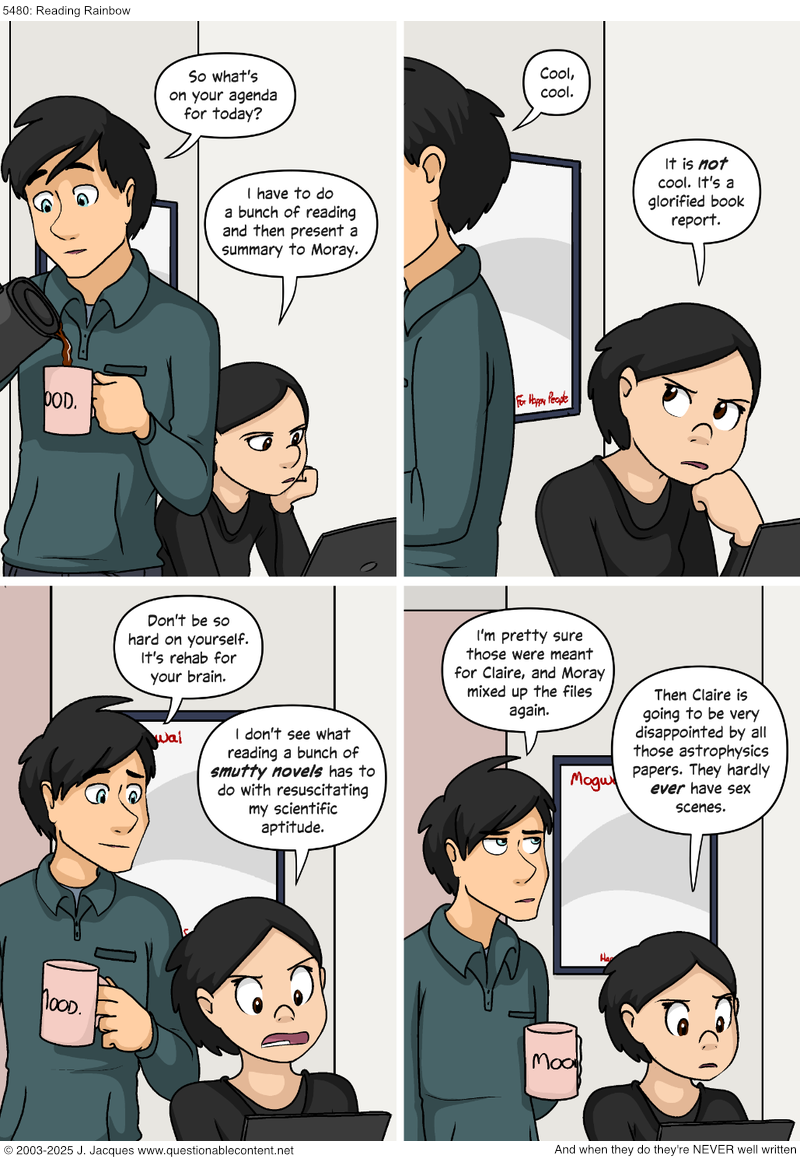 Questionable Content 9.1.2025