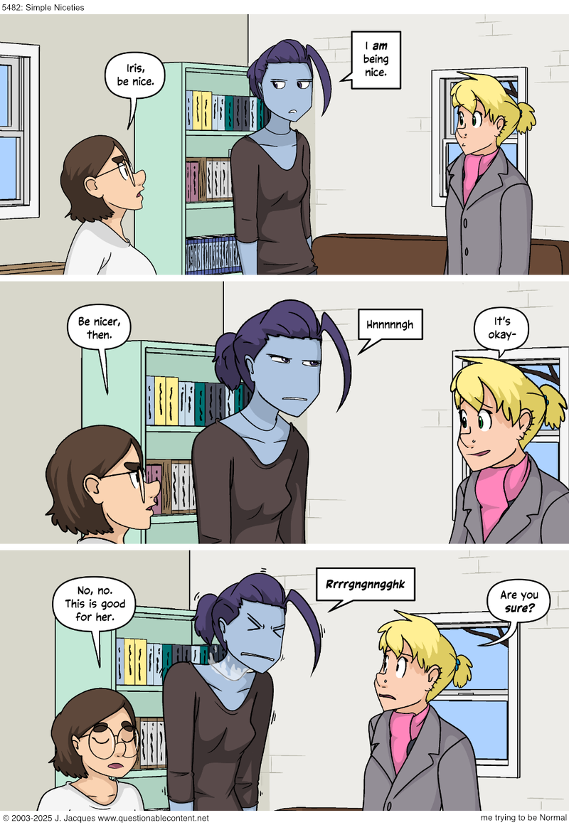 Questionable Content 13.1.2025