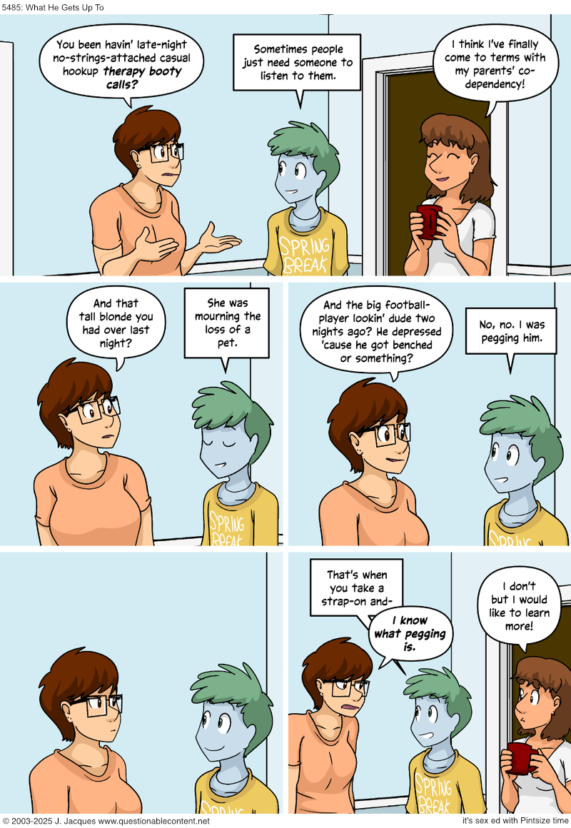 Questionable Content 16.1.2025